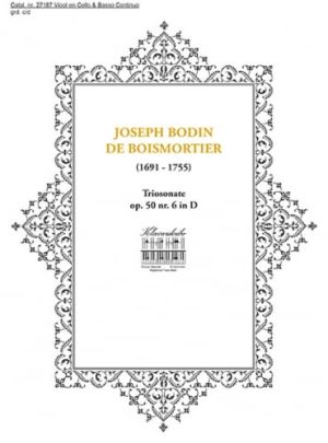 BOISMORTIER, JOSPEH BODIN DE