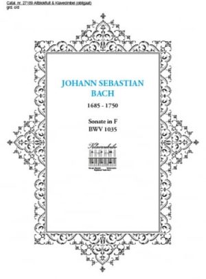 BACH, JOHANN SEBASTIAN