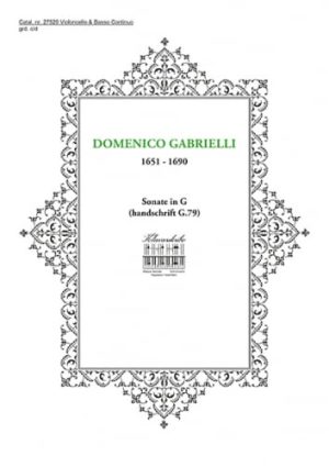 GABRIELLI, DOMENICO