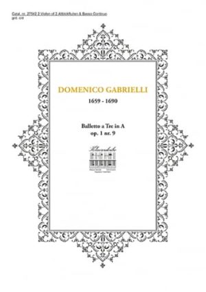 GABRIELLI, DOMENICO