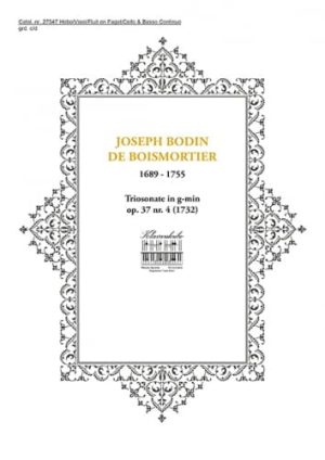 BOISMORTIER, JOSEPH BODIN DE