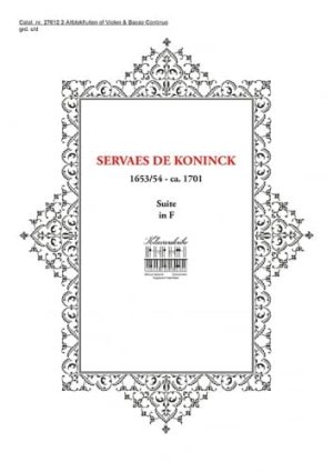 KONINCK, SERVAES DE