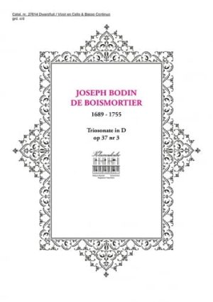 BOISMORTIER, JOSEPH BODIN DE
