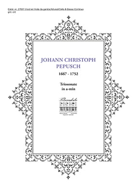 PEPUSCH, JOHANN CHRISTOPH