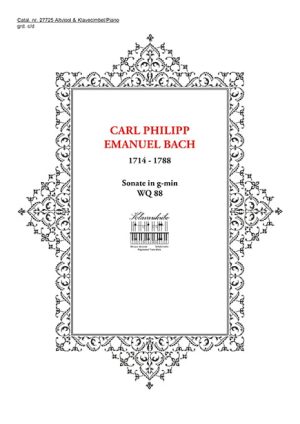 BACH, CARL PHILIPP EMANUEL
