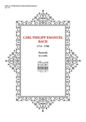 BACH, CARL PHILIPP EMANUEL