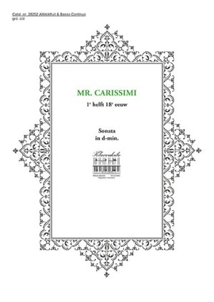 CARISSIMI, MR