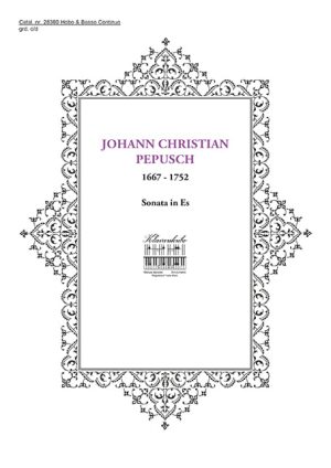 PEPUSCH, JOHANN CHRISTIAN