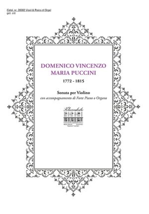 PUCCINI, DOMENICO VINCENZO MARIA