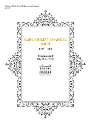 BACH, CARL PHILIPP EMANUEL