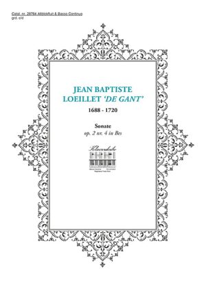 LOEILLET, JEAN BAPTISTE ‘DE GANT’